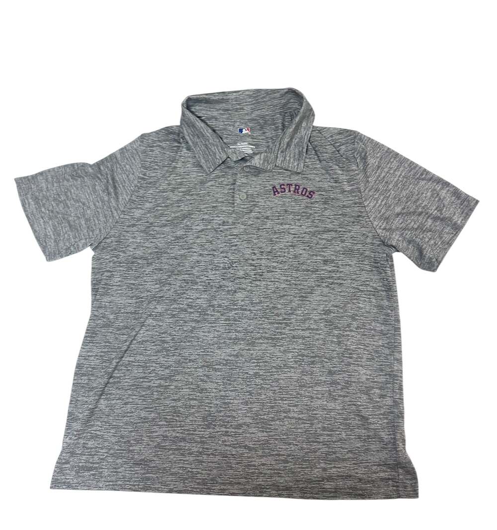 Houston Astros Gray MLB Polo Shirt Men’s XL